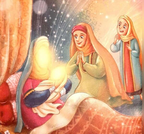 عکس کارتونی حضرت معصومه