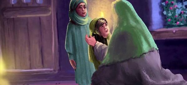 عکس کارتونی حضرت معصومه