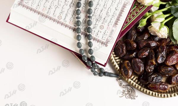 عکس قران و گل رز