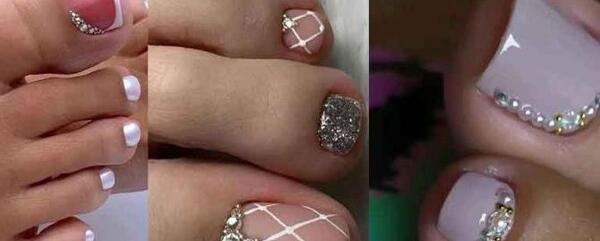 عکس مدل لاک ناخن پا
