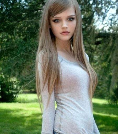 عکس زیباترین دختر شبیه عروسک