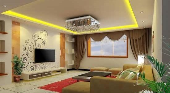 عکس ایده برای تزیین دیوار پشت تلویزیون