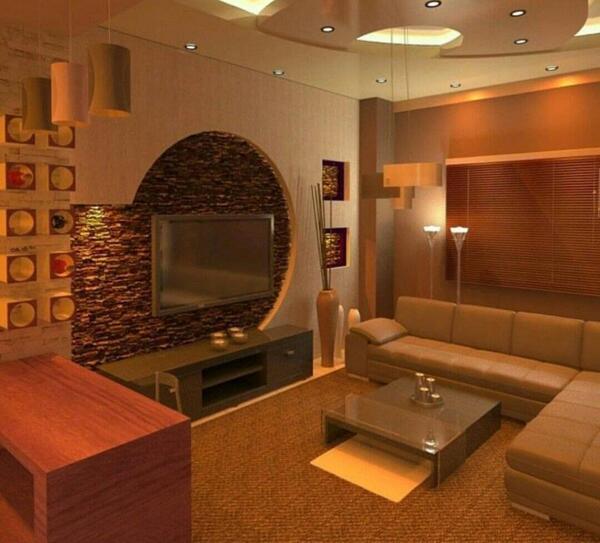 عکس ایده برای تزیین دیوار پشت تلویزیون
