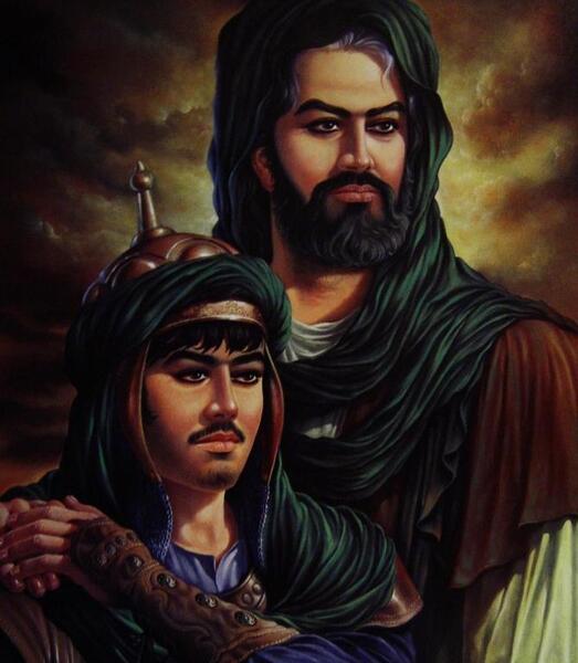 عکس چهره حضرت علی