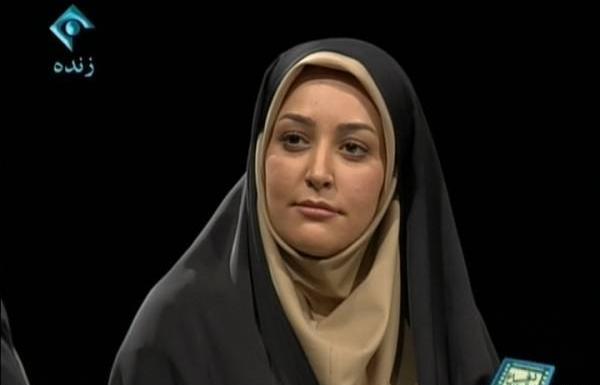 عکس مجری زن چادری که ممنوع التصویر شد