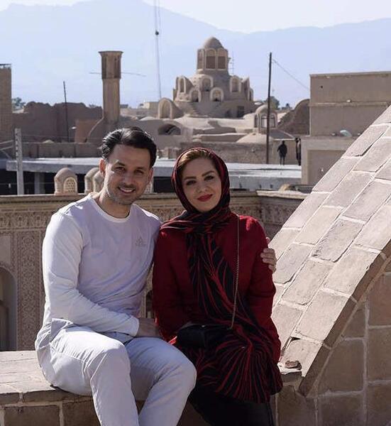عکس های مبینا نصیری و همسرش