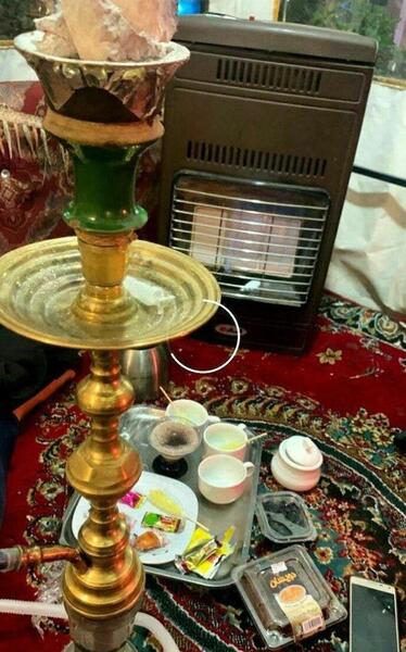 عکس کافه قلیون فیک