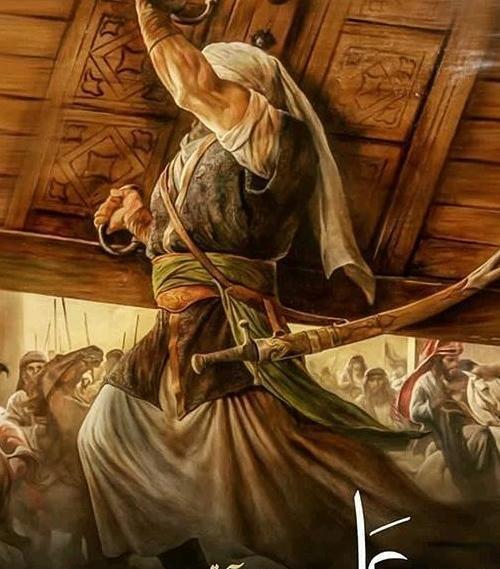 عکس امام علی روی شیر