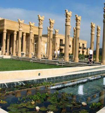 عکس تخت جمشید قبل از سوختن
