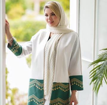 عکس مانتو یقه هفت