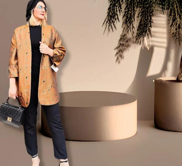 عکس مانتو یقه هفت