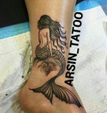 عکس پری دریایی برای تاتو