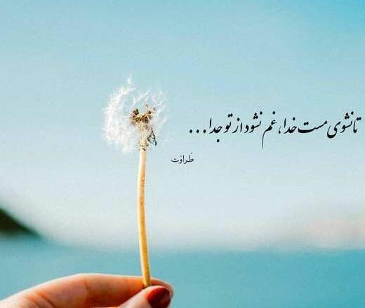 عکس نوشته آرامش خواستن