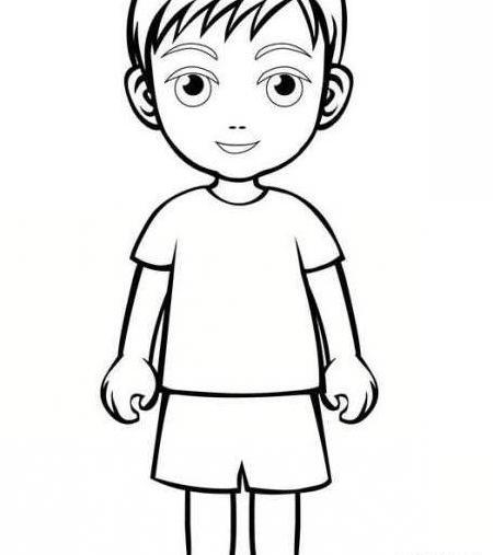 عکس پسر بچه برای نقاشی