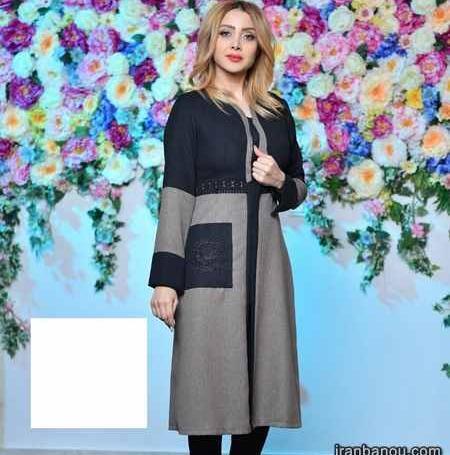 عکس مدل مانتو با پارچه نخی ابروبادی