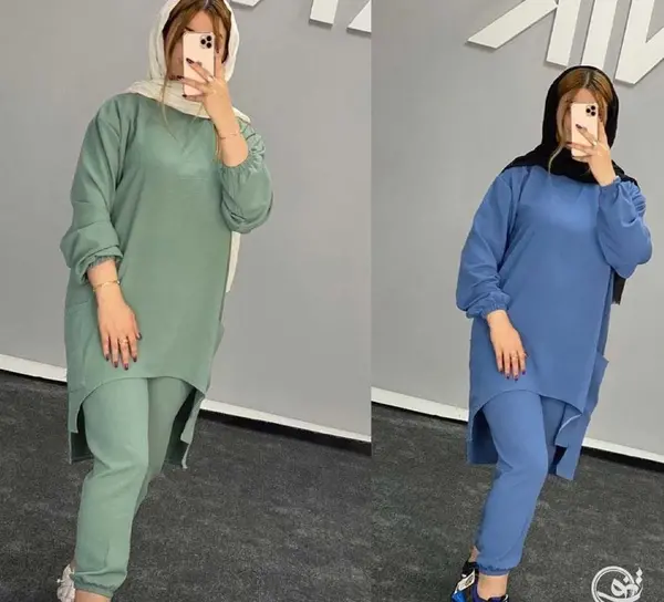 عکس مدل مانتو با پارچه نخی ابروبادی