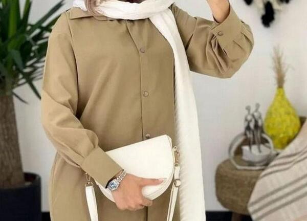 عکس مدل مانتو با پارچه نخی ابروبادی