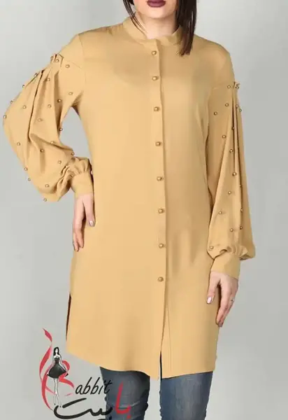 عکس مدل مانتو با پارچه نخی ابروبادی