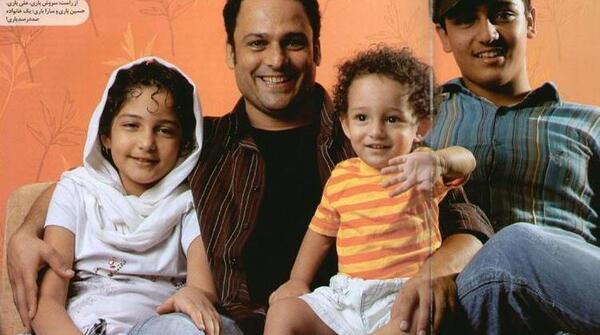 عکس حسین محجوب و خانواده اش