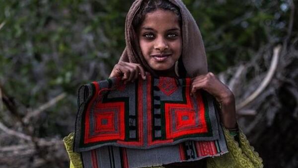 عکس دختر بلوچ اینستاگرامی