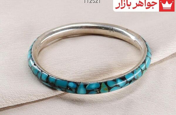 عکس دستبند فیروزه مردانه