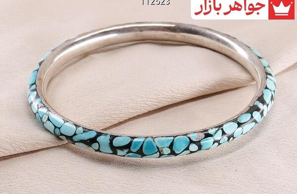 عکس دستبند فیروزه مردانه