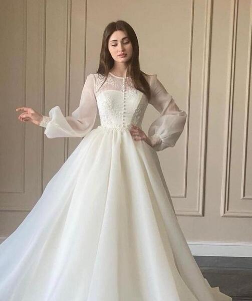 عکس لباس عروس ساده ولی شیک
