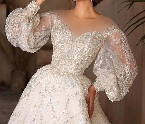 عکس لباس عروس ساده ولی شیک