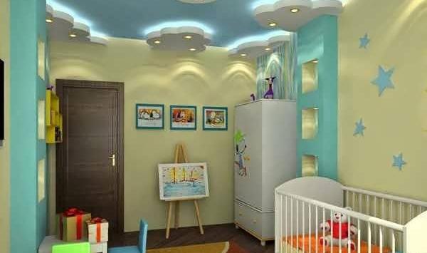 عکس طراحی دیوار اتاق کودک