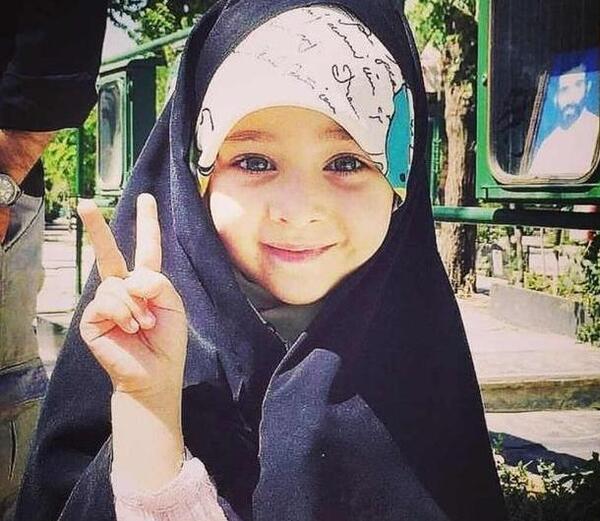 عکس دختر بچه با حجاب خوشگل برای پروفایل