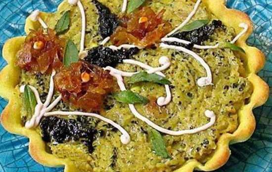 عکس های تزیین حلیم بادمجان