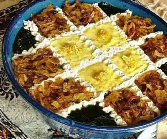 عکس های تزیین حلیم بادمجان