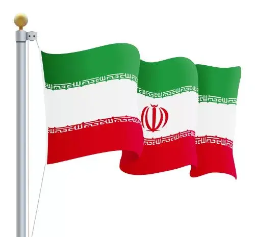 عکس پرچم ایران در حال حرکت