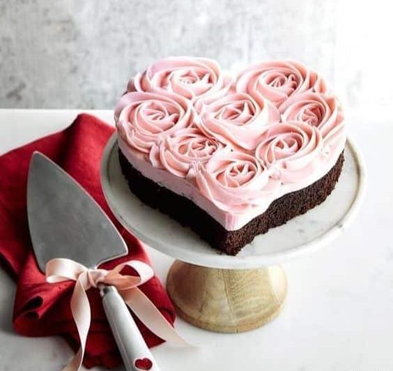 عکس کیک سالگرد ازدواج آبی