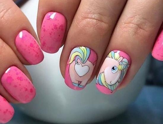 عکس ژلیش ناخن کودکانه