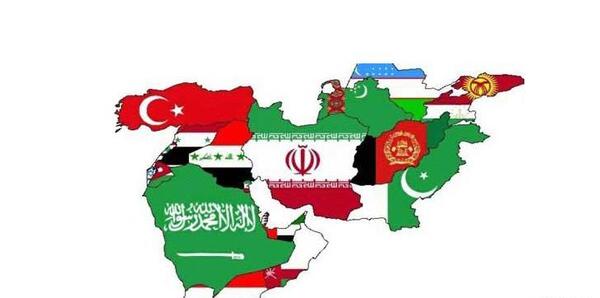 عکس پرچم خاورمیانه