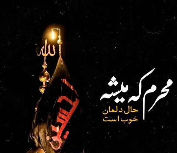 عکس حرم امام حسین با شعر