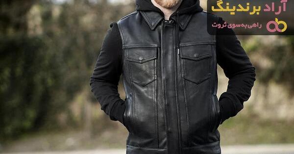 عکس جلیقه چرم مردانه