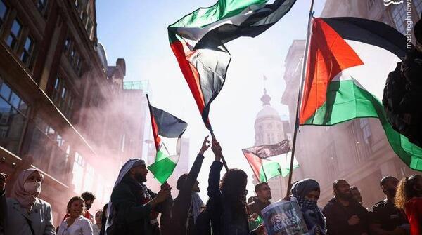 عکس تظاهرات فلسطین