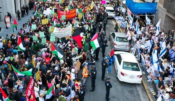 عکس تظاهرات فلسطین