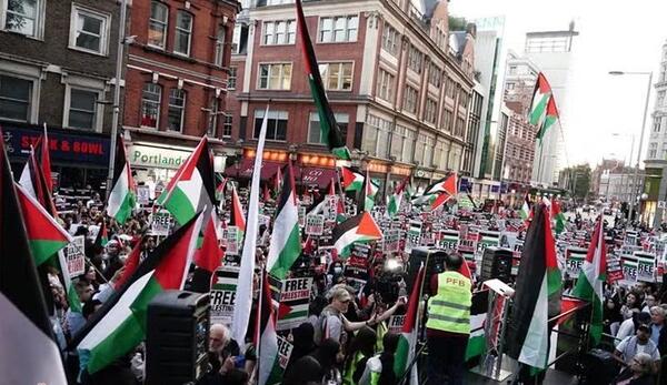 عکس تظاهرات فلسطین
