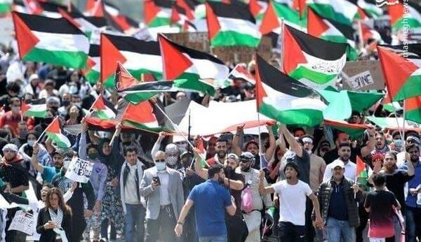 عکس تظاهرات فلسطین