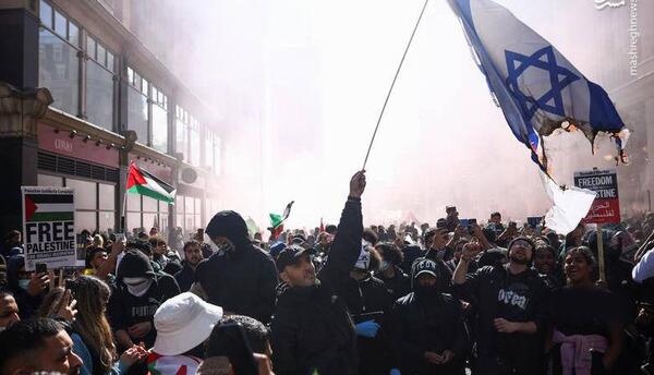 عکس تظاهرات فلسطین