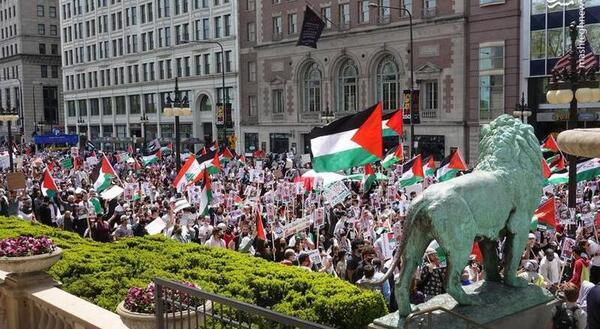 عکس تظاهرات فلسطین