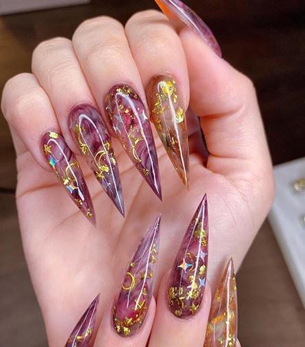 عکس کاشت ناخن قالبی