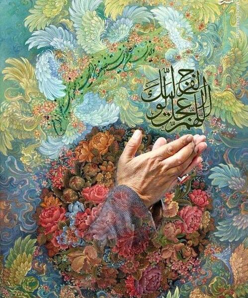 عکس حاج قاسم در حرم امام رضا