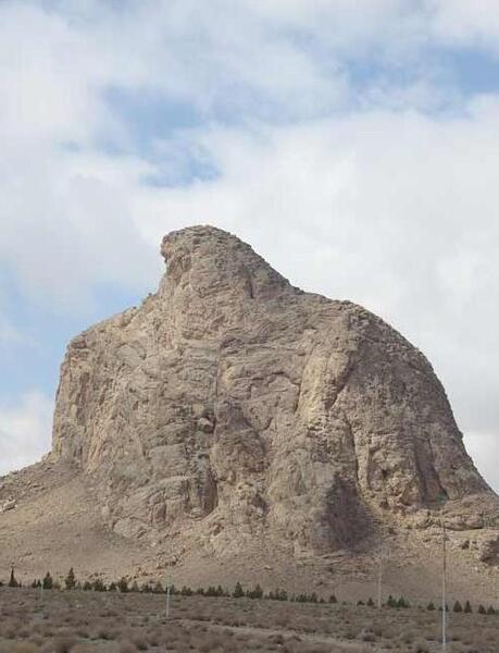 عکس عقاب روی کوه