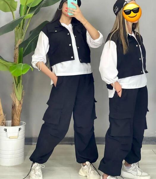 عکس شلوار کارگو دخترانه