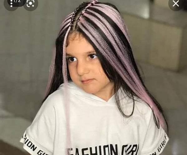 عکس بافت مو زیر روسری