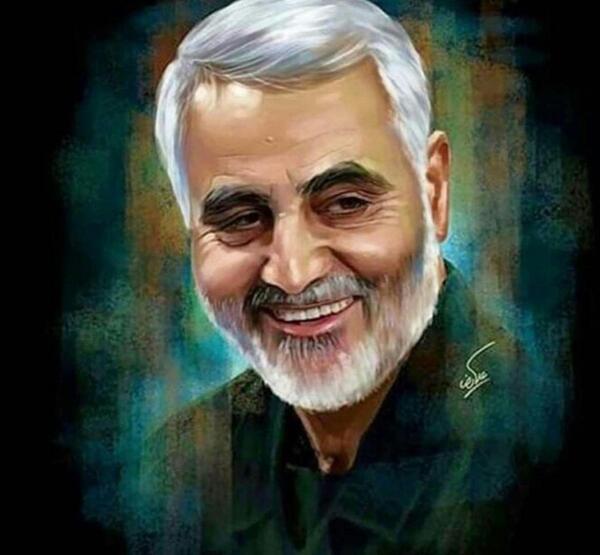 عکس شهید سلیمانی پروفایل